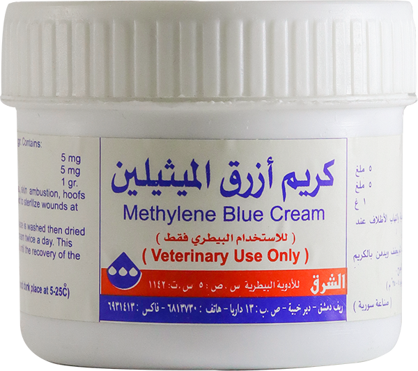 Methylene blue cream