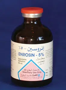 Enrosin 5% (Enrofloxacin veterinary antimicrobial injection)